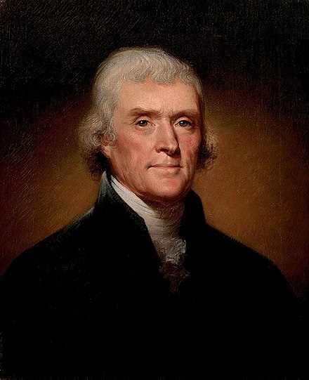 Thomas Jefferson (1743-1826) was an American statesman, diplomat, lawyer, and Founding Father who served as the third President of the United States from 1801 to&nbsp;1809.